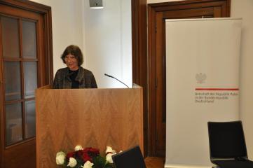 Prof. i.R. Dr. Dr. h.c. Aleida Assmann (Universität Konstanz) mit dem Festvortrag: "Die EU und ihre Nationen". 